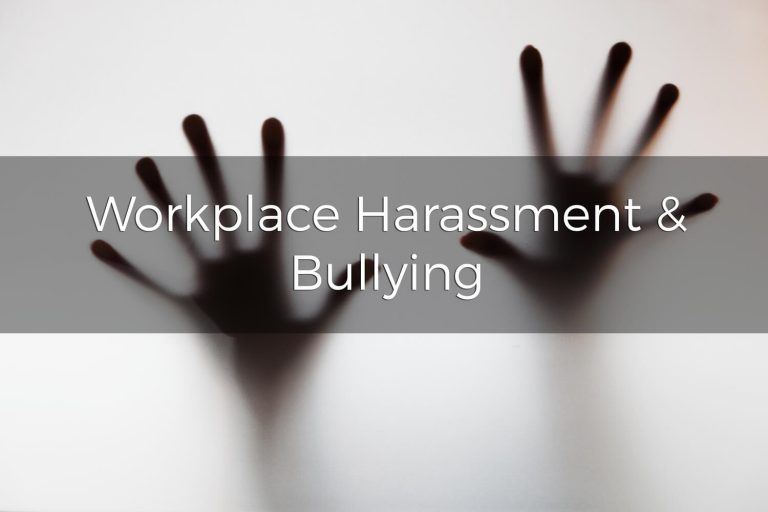 Bullying and harassment in the workplace image