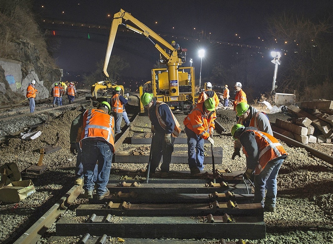 Night Highway Construction Work Safety Training