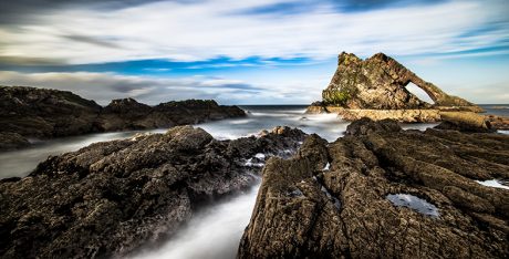 Bow fiddle, Portknockie, Scotland, United Kingdom