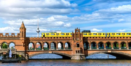 Oberbaum Bridge in Berlin, Germany