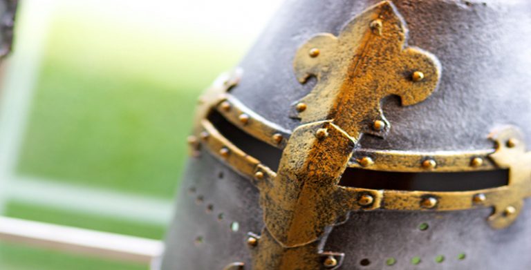 A Knight's Helmet